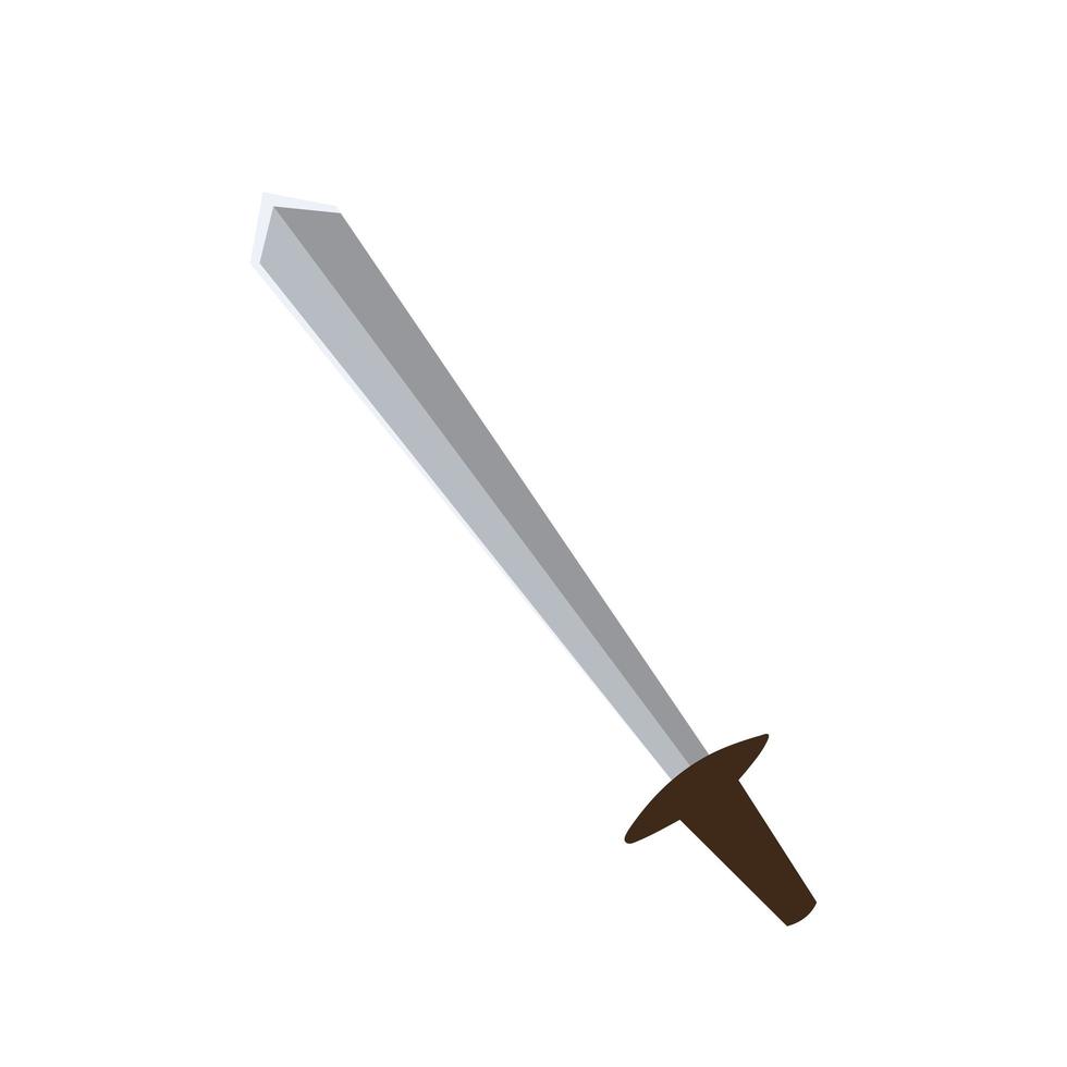 sword icon isolated vector design