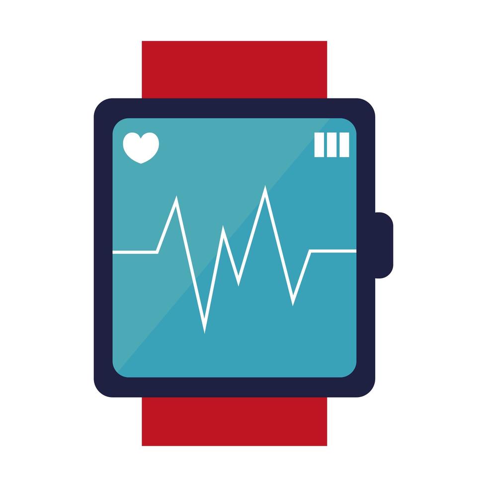 wearable smart watch health vector