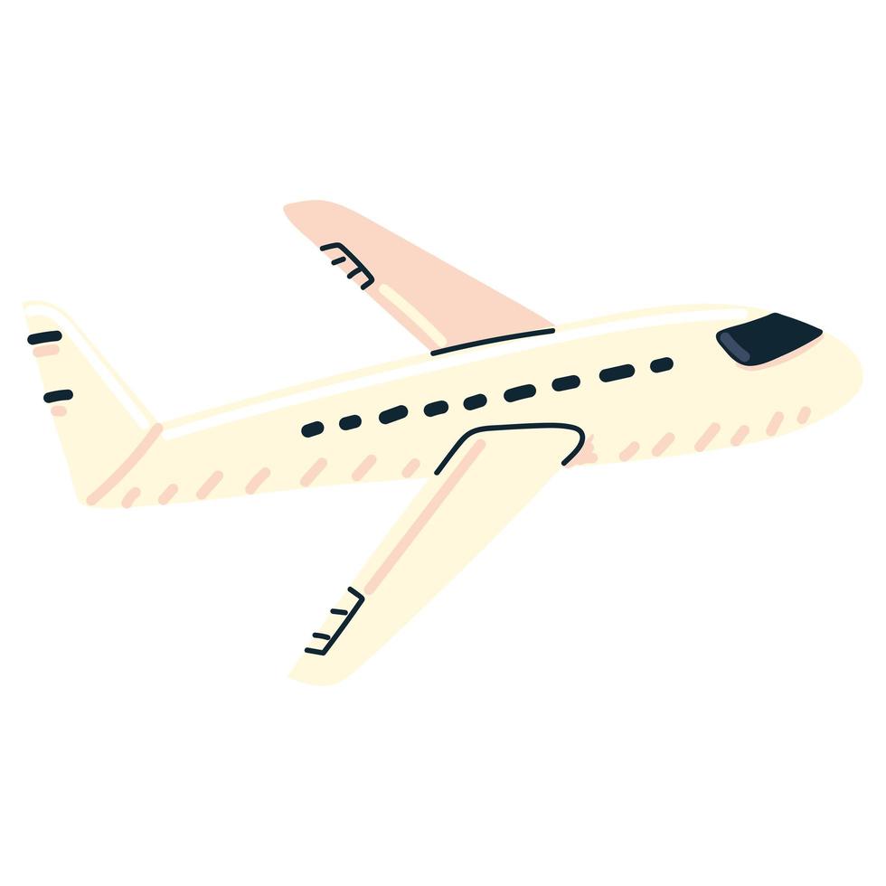 plane travel transport vector