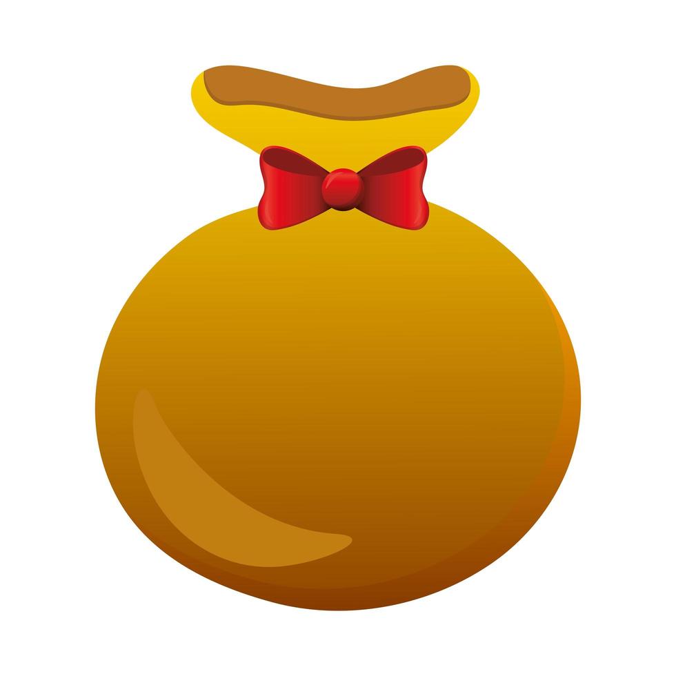 merry christmas bag vector design