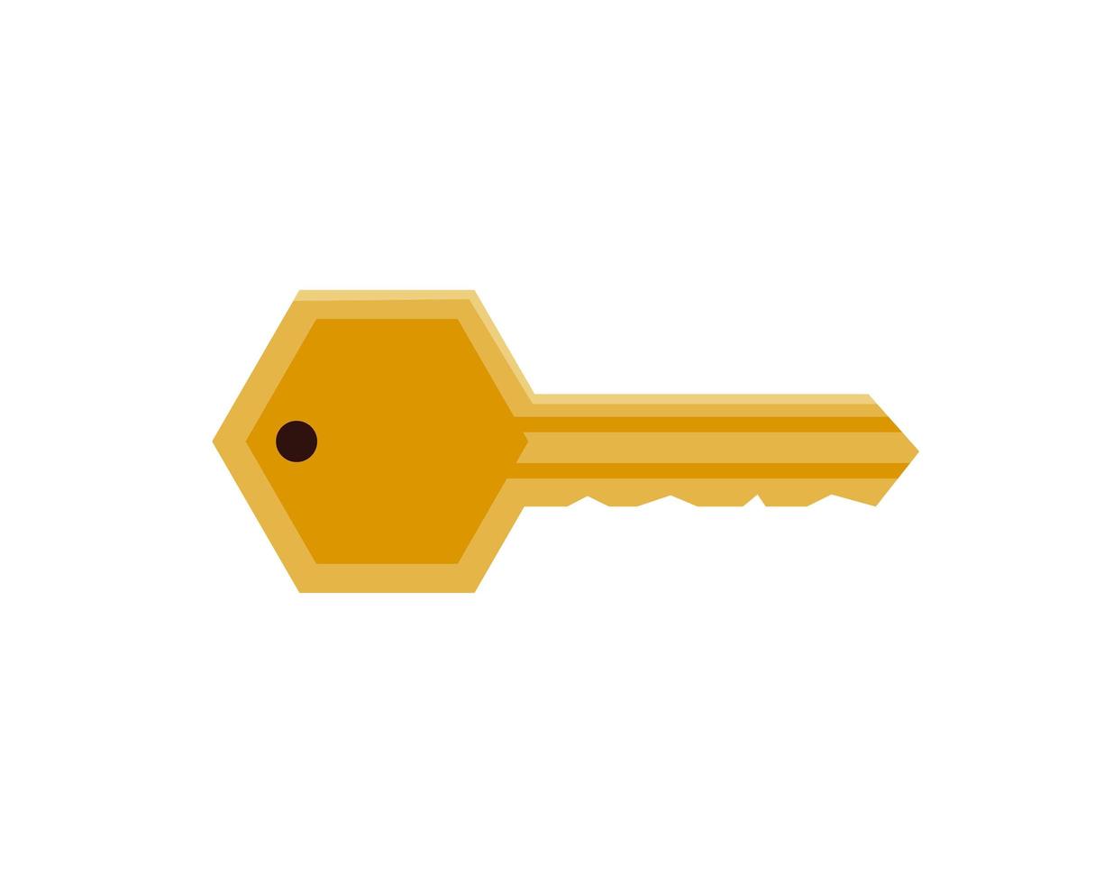 key security, safety concept white background vector