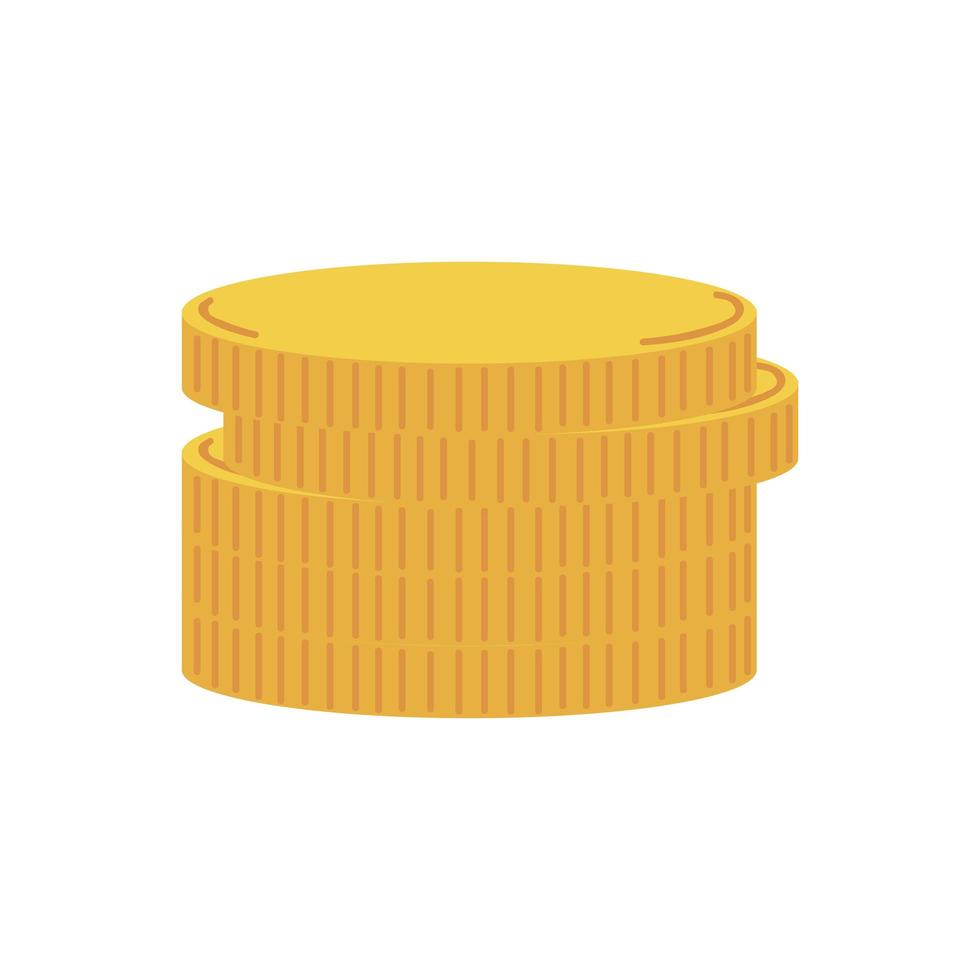 Coins icon isolated vector design