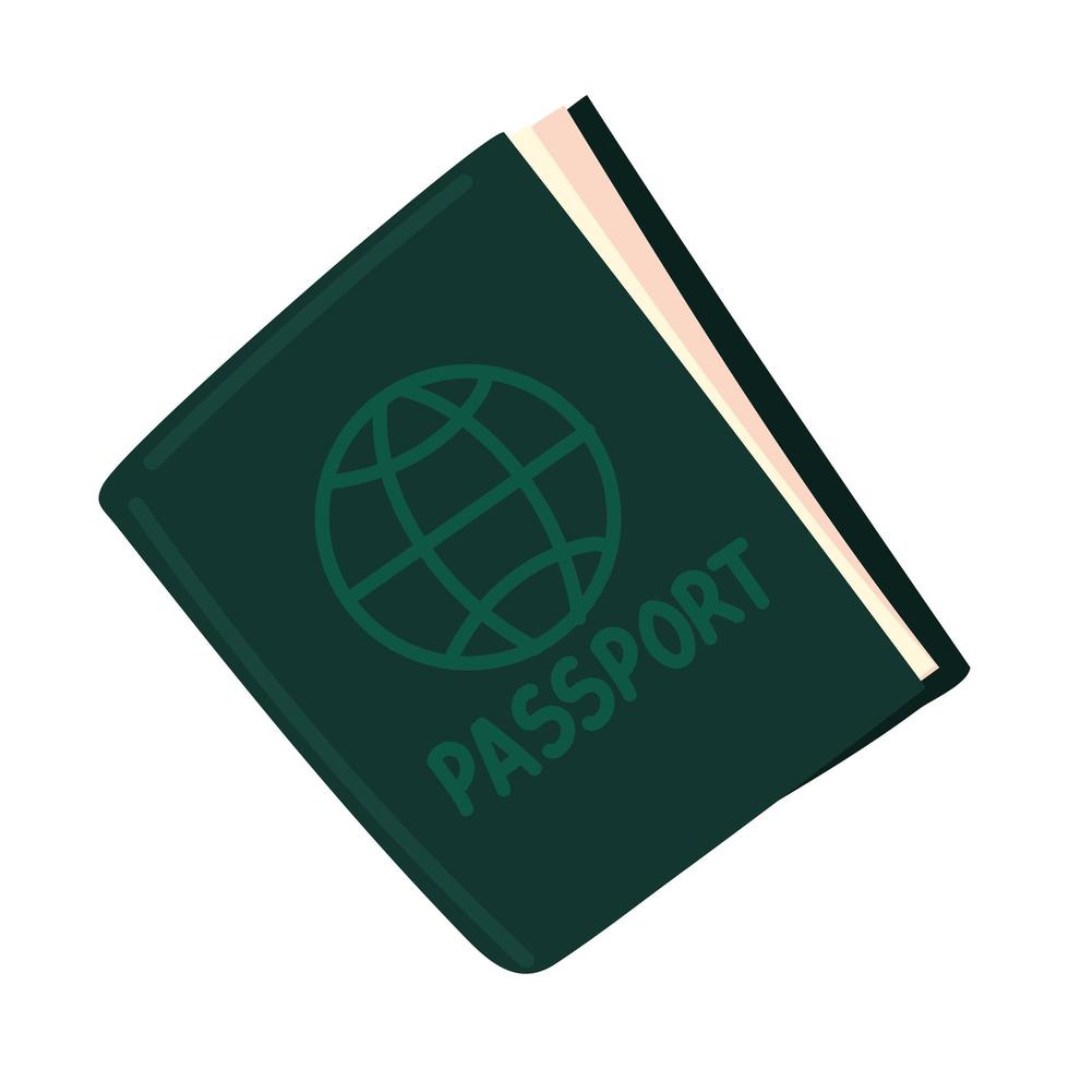 international passport travel vector