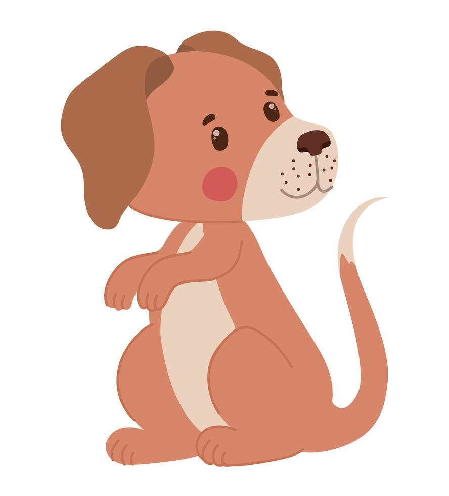 pretty pup design vector