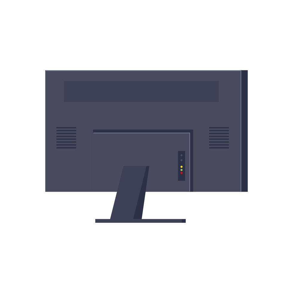 computer screen back view 4060137 Vector Art at Vecteezy