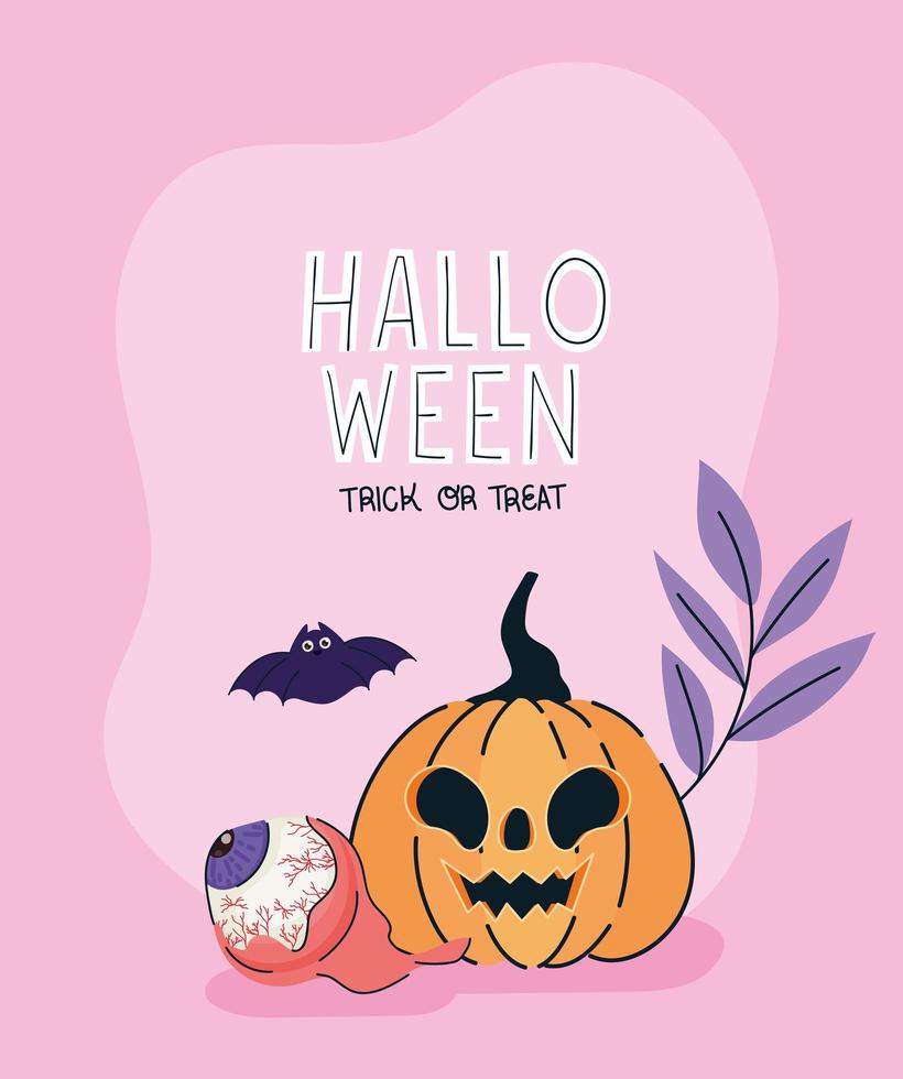 cute halloween design vector