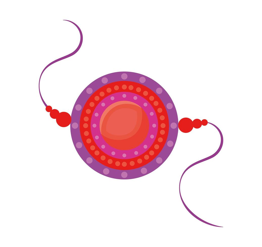 raksha bandhan bracelet vector