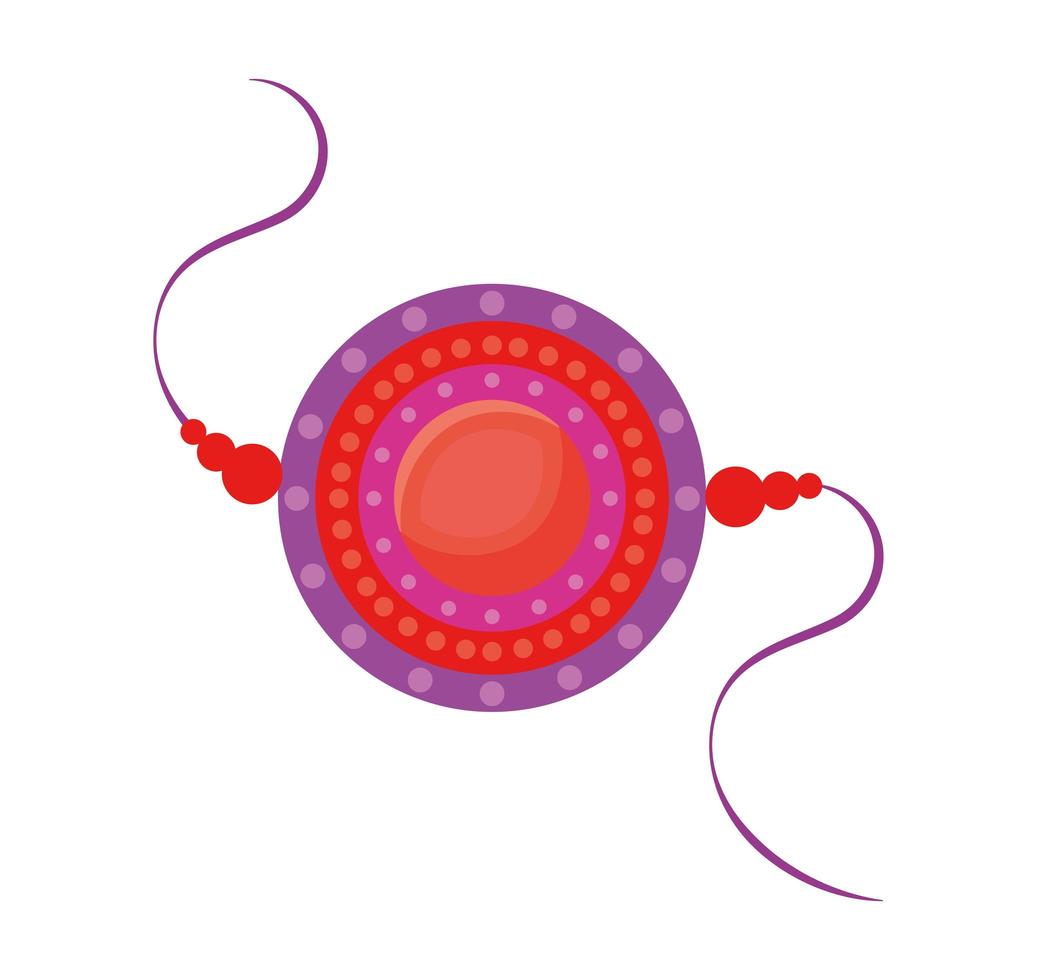 pulsera raksha bandhan vector