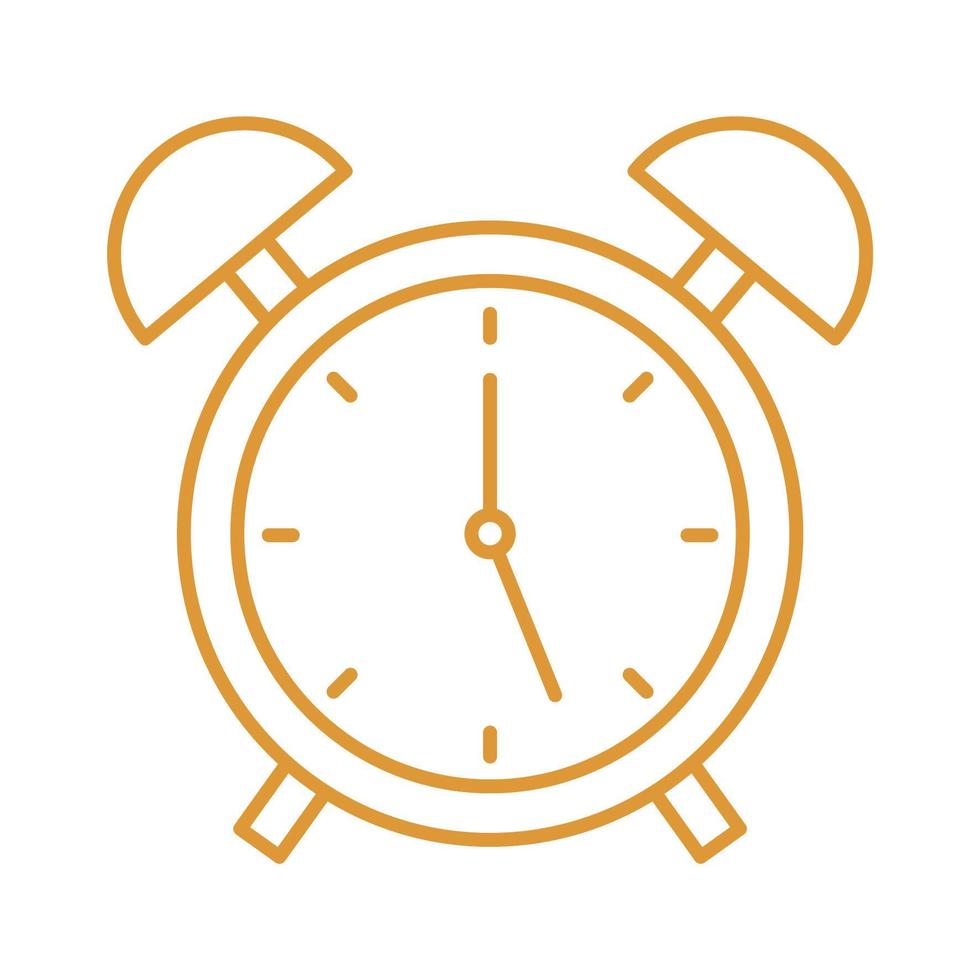 clock line style icon vector design