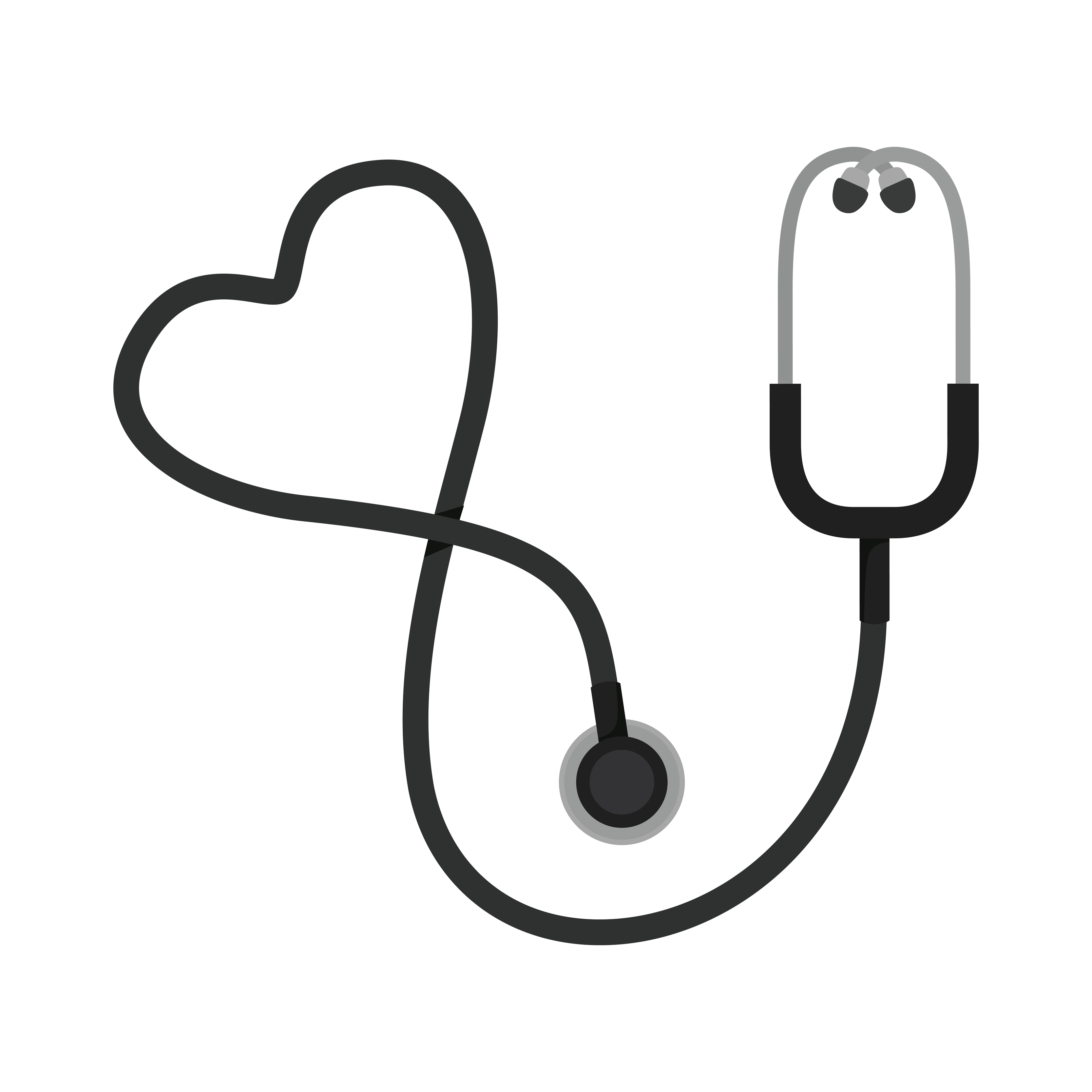 stethoscope heart shape 4061178 Vector Art at Vecteezy