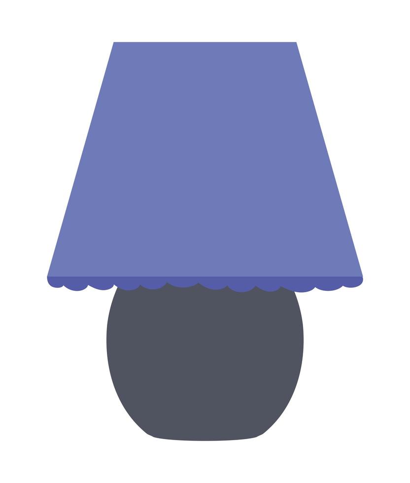 Isolated home lamp vector design
