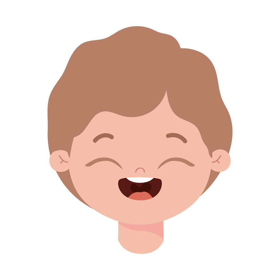 happy male child vector