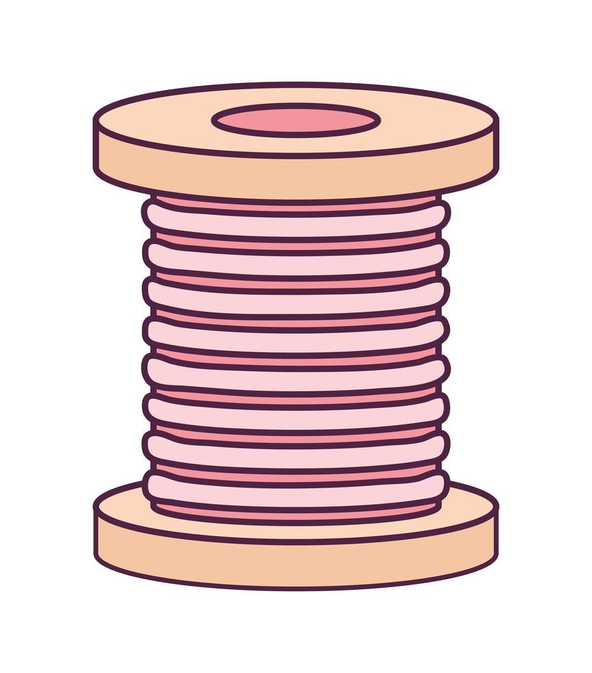 yellow spool design vector