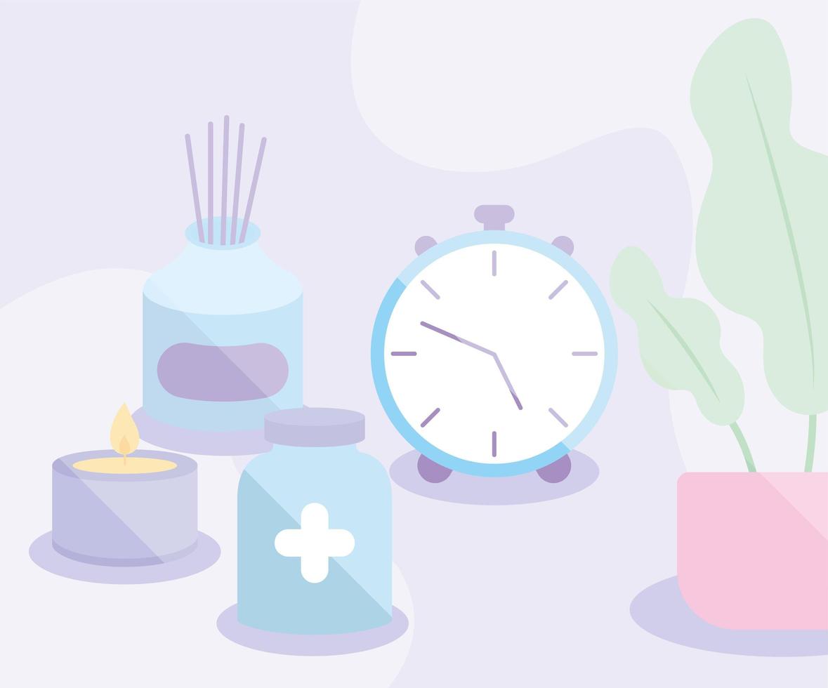 self care items vector