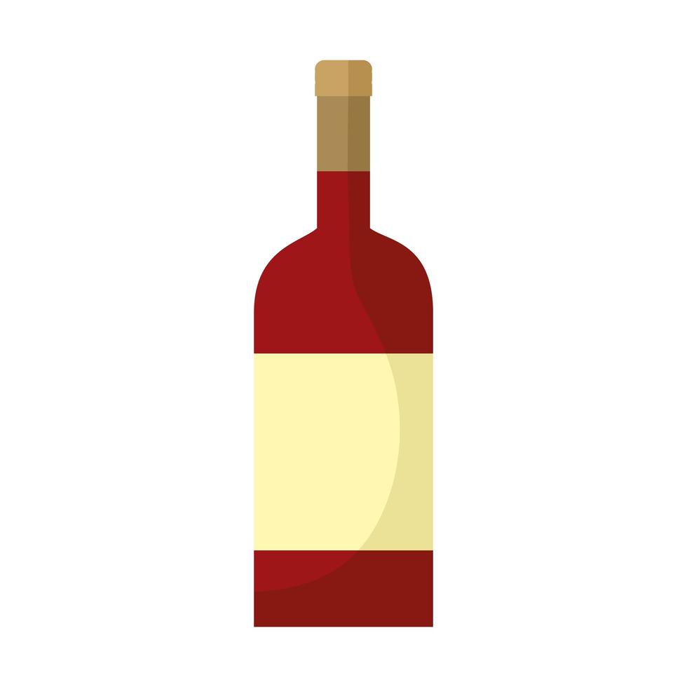 diseño de vector de icono de botella de vino