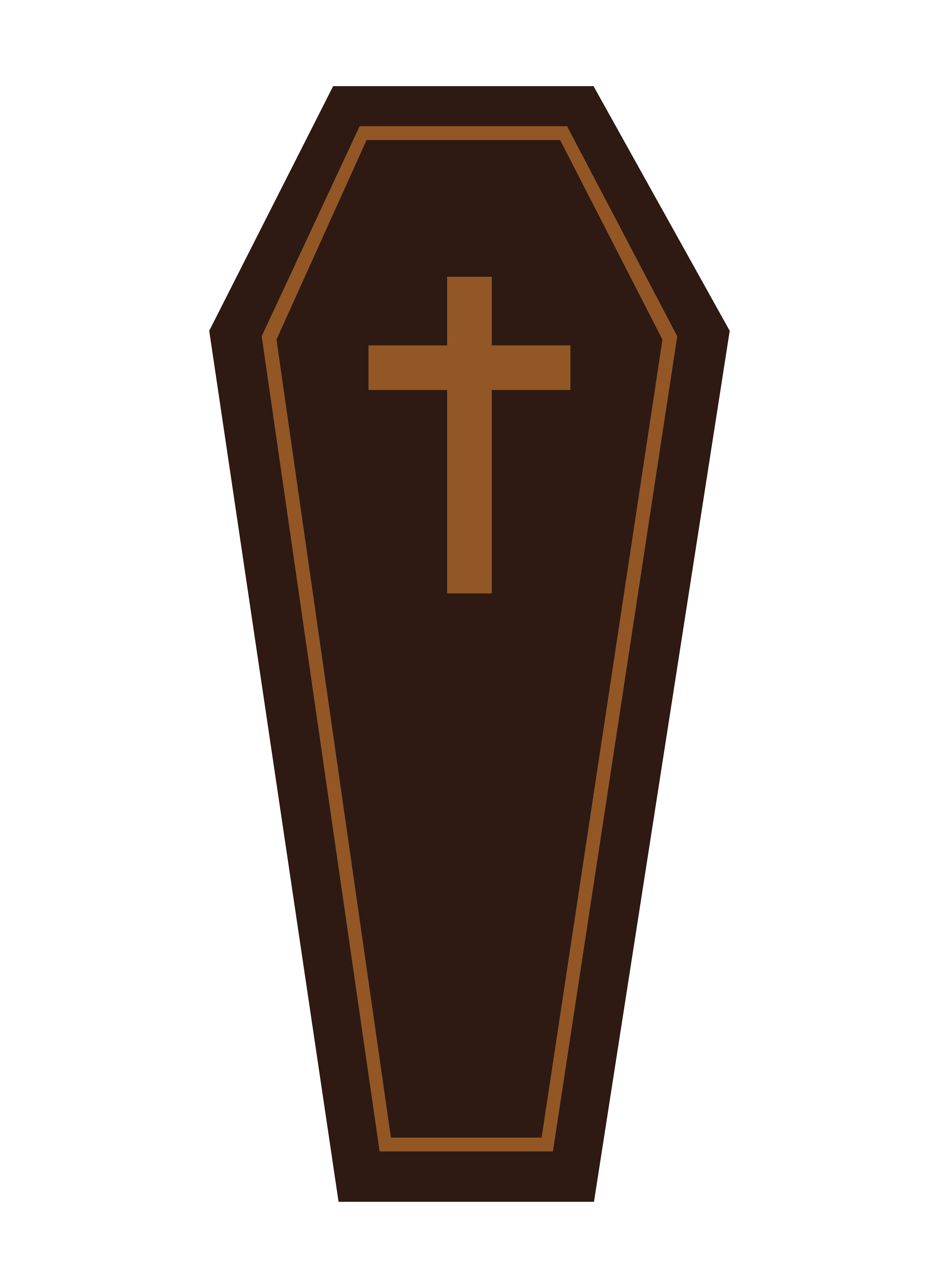 Isolated coffin with cross vector design 4063291 Vector Art at Vecteezy