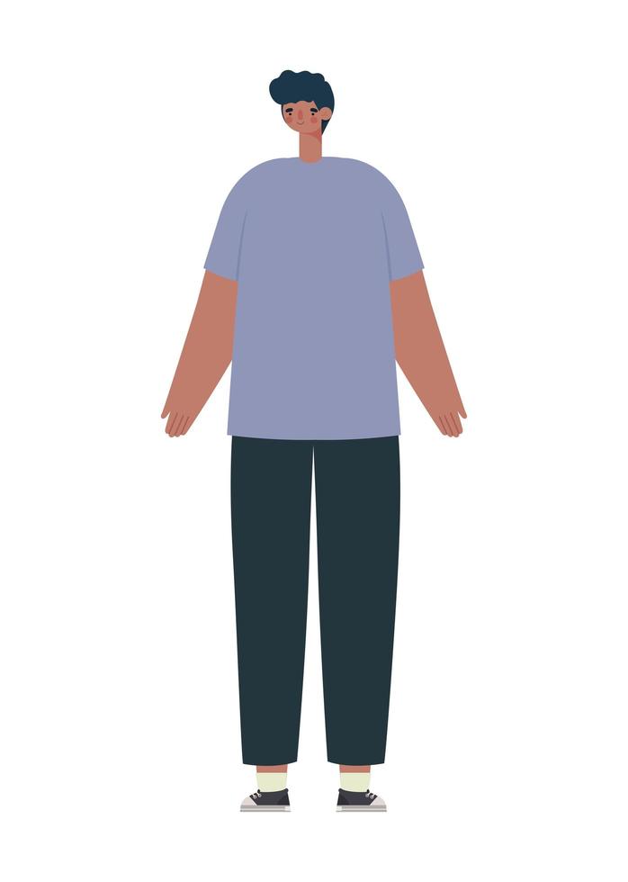 casual man illustration vector