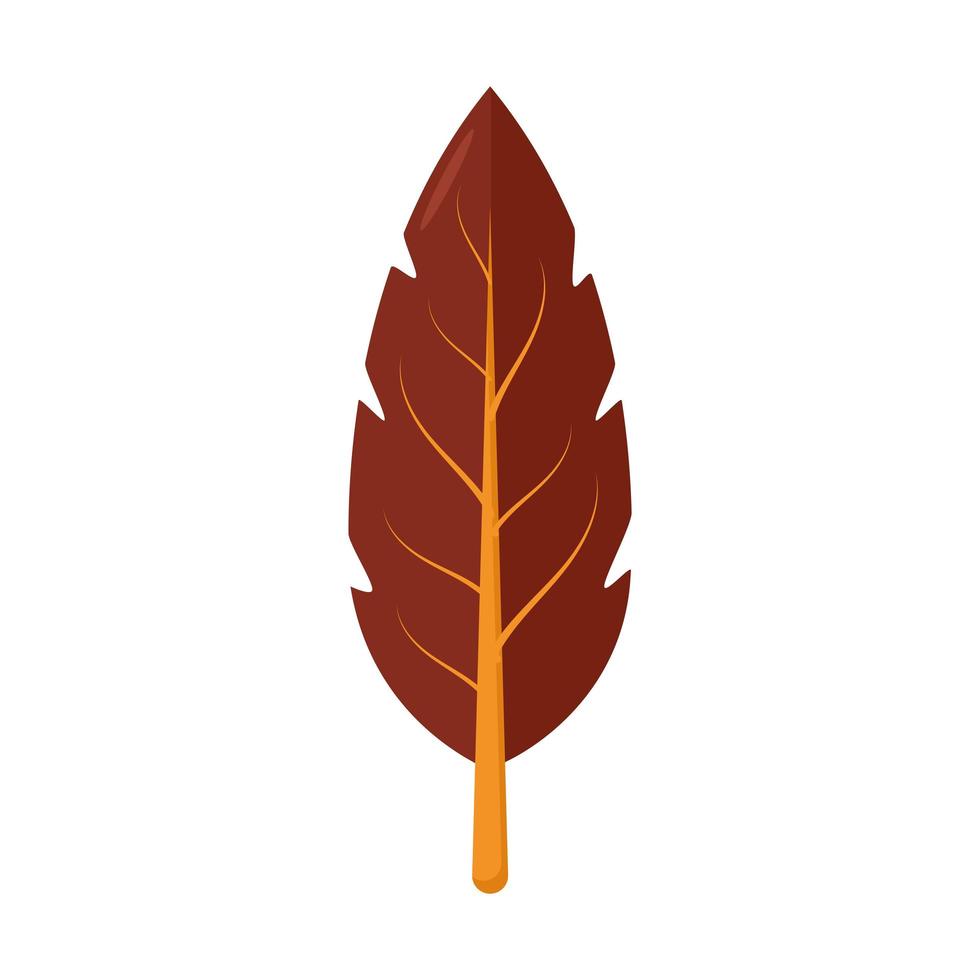 diseño de vector de icono de hoja de otoño