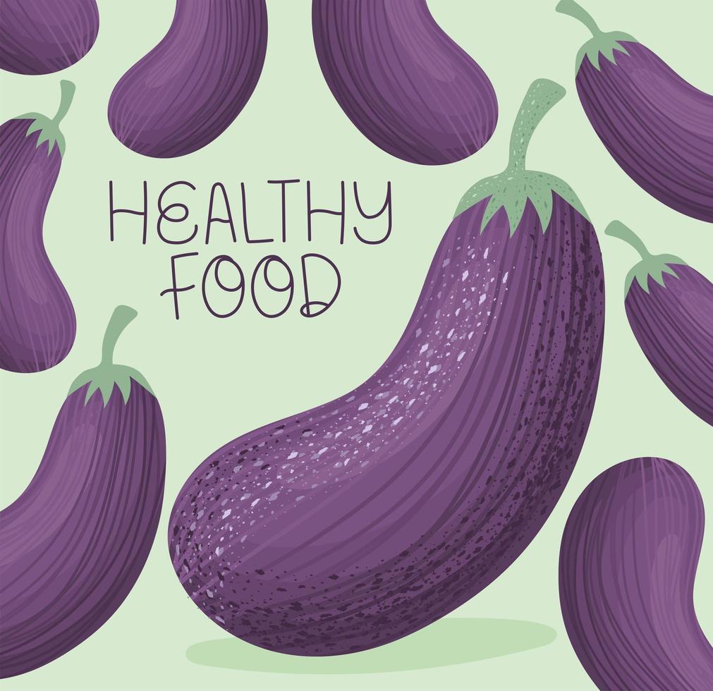 healthy food design vector