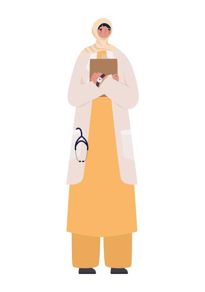 nice female doctor vector