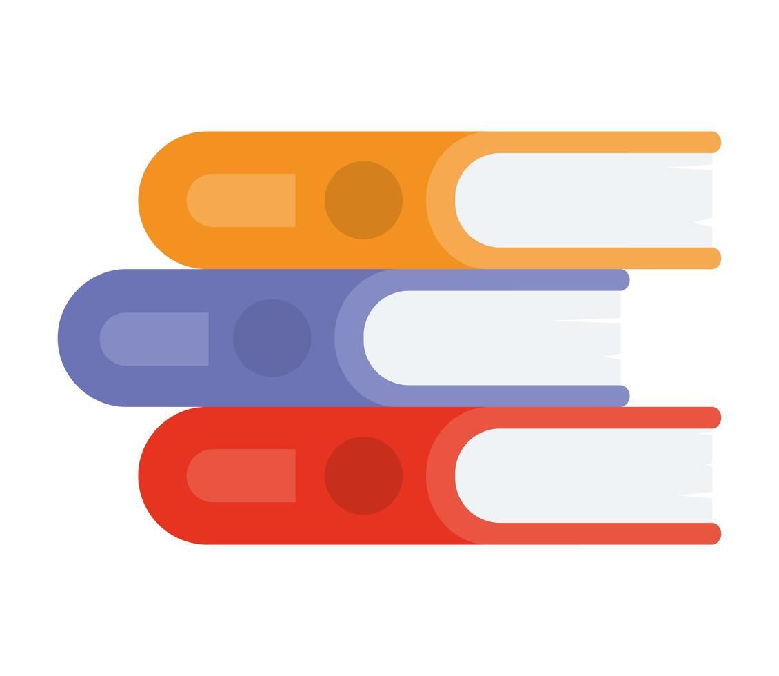 pile of folders vector