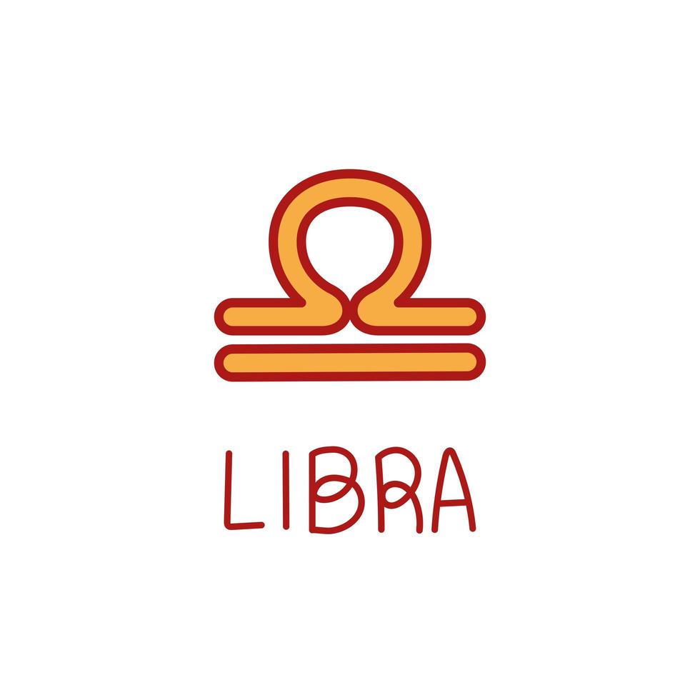libra symbol illustration vector