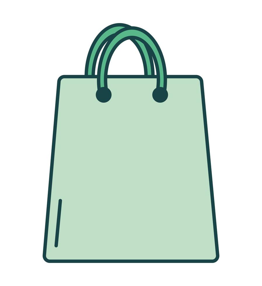 green ecobag representation vector