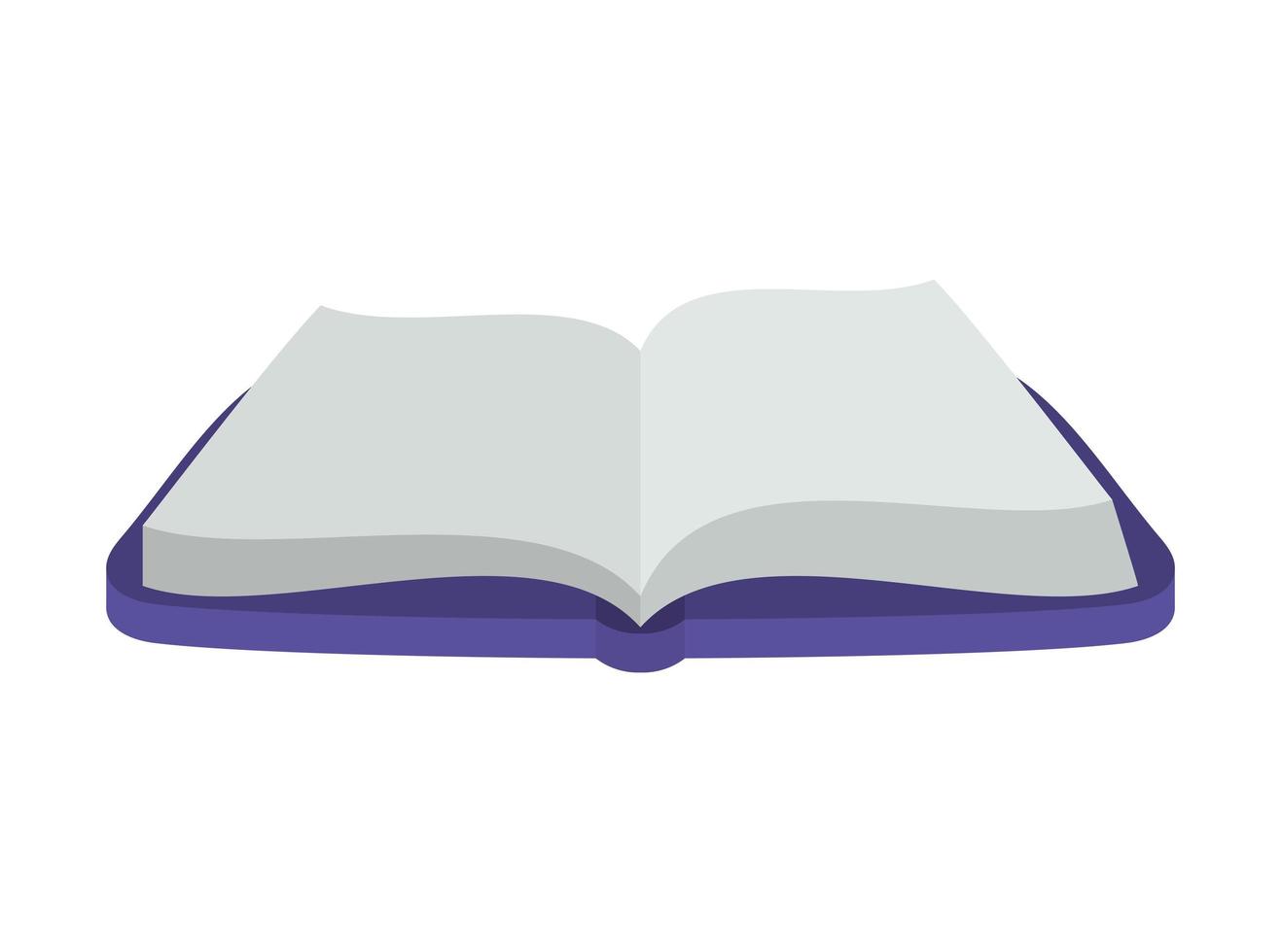 icono de libro abierto vector