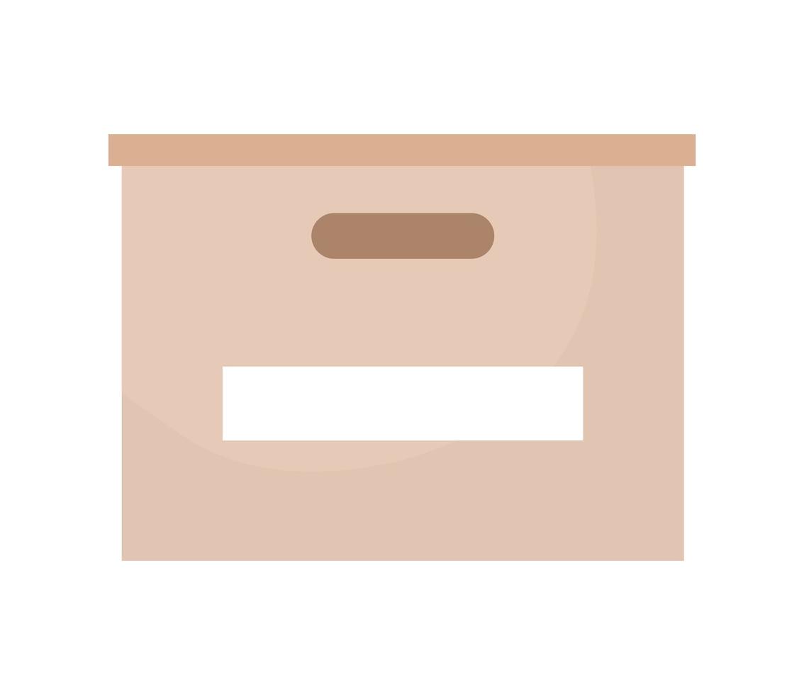 diseño de caja beige vector