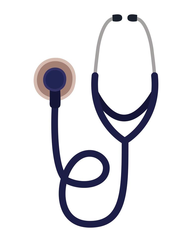 blue stethoscope design vector
