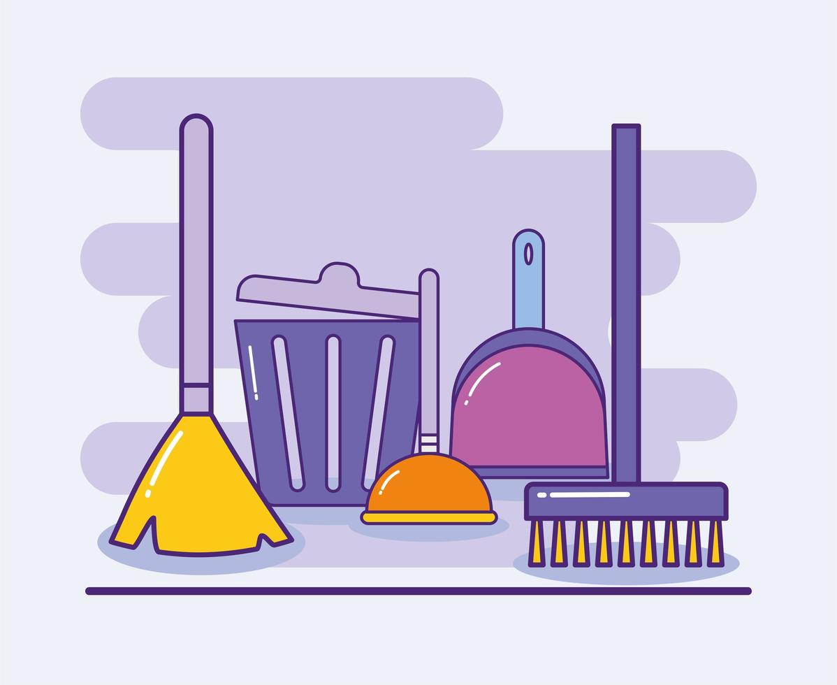 laundry icons illustration vector