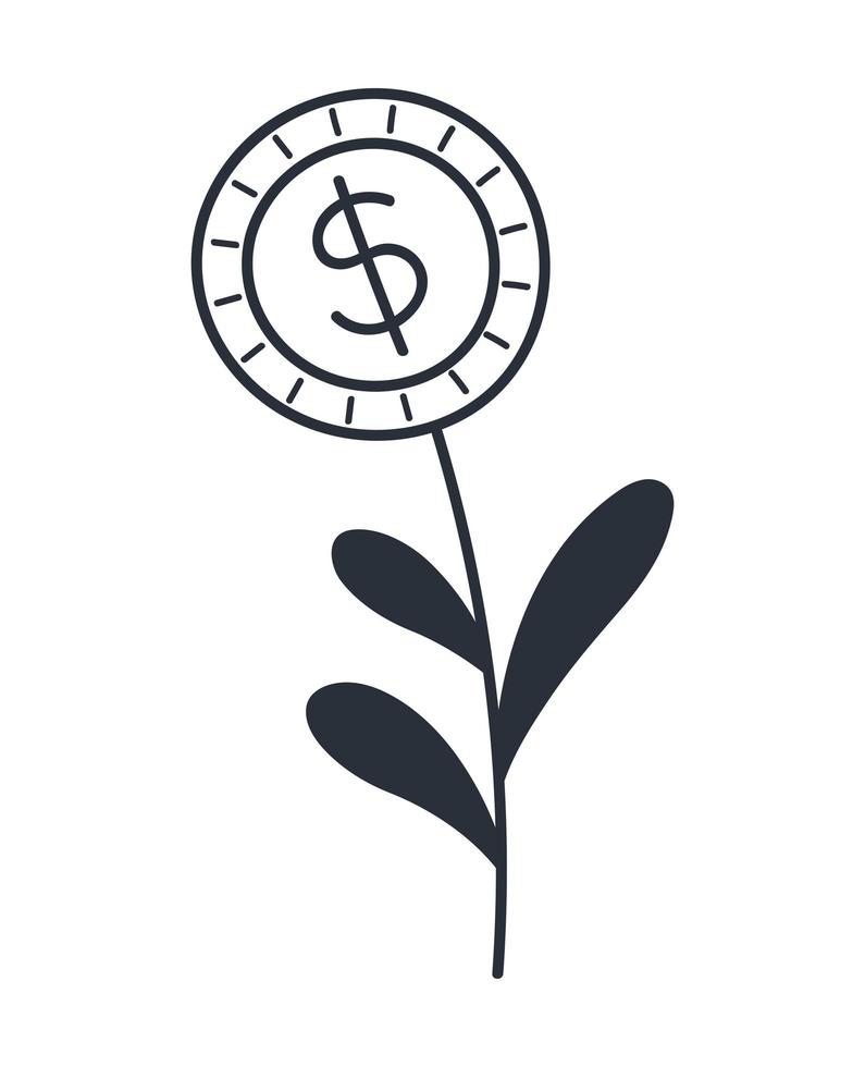 flower of money vector
