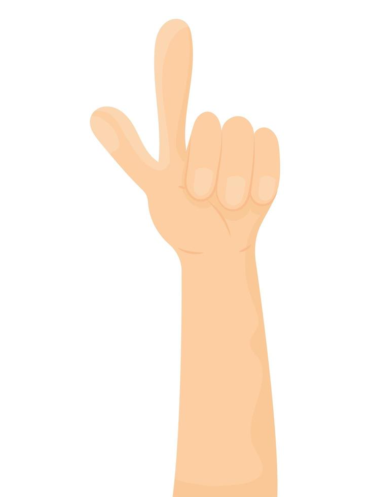 left hand representation vector