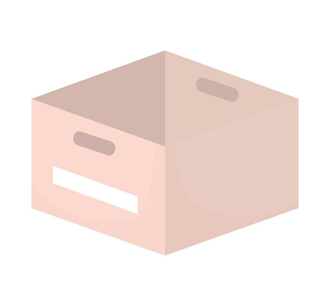 beige drawer design vector