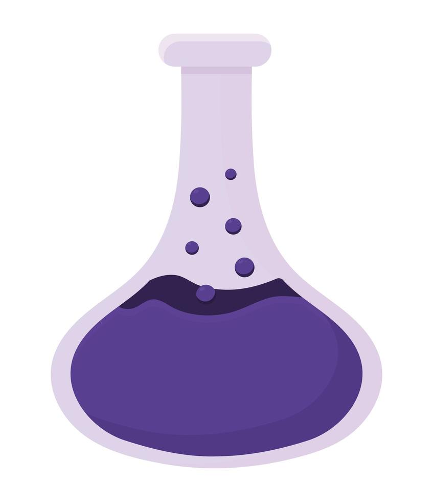 chemistry flask icon vector design