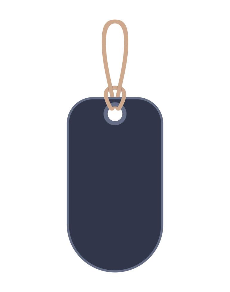 blue tag design vector