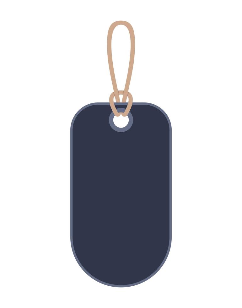 blue tag design vector