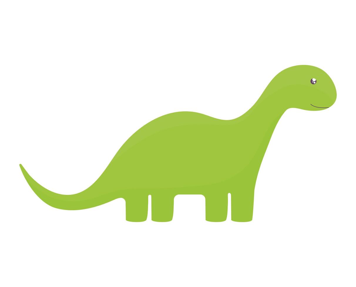 green dinosaur design vector