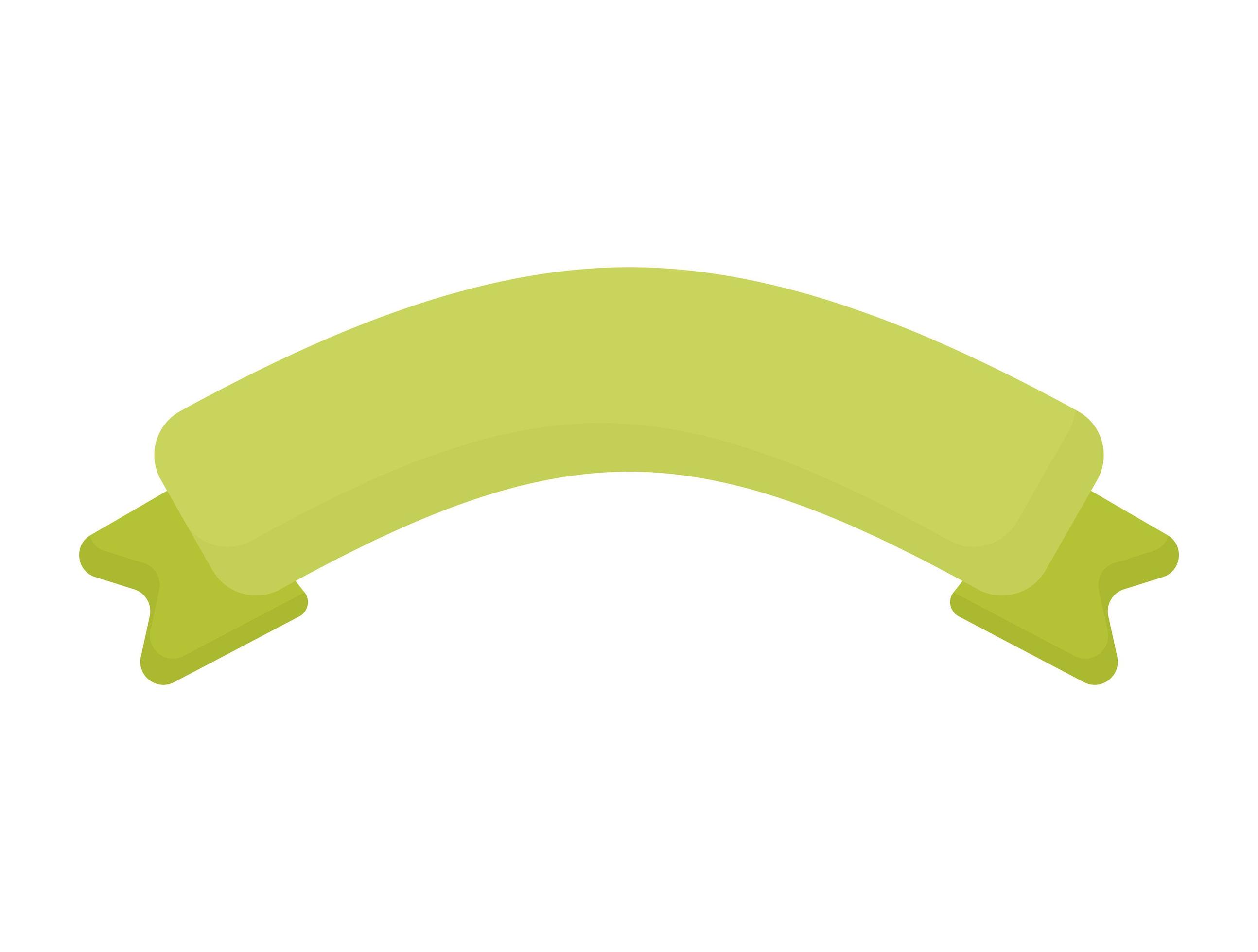 green ribbon design 4080528 Vector Art at Vecteezy