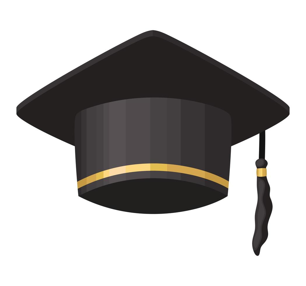 graduate hat illustration vector