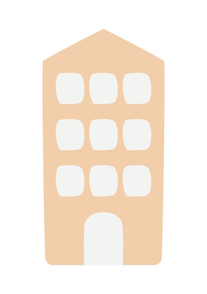 nice building icon vector