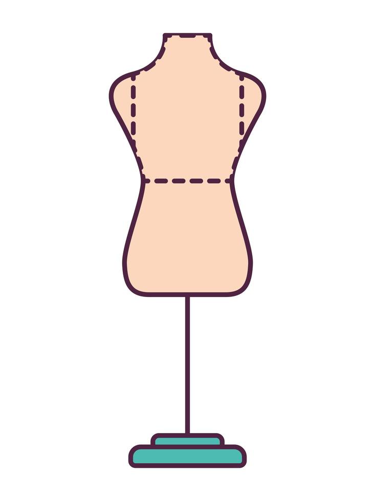 pretty mannequin design vector