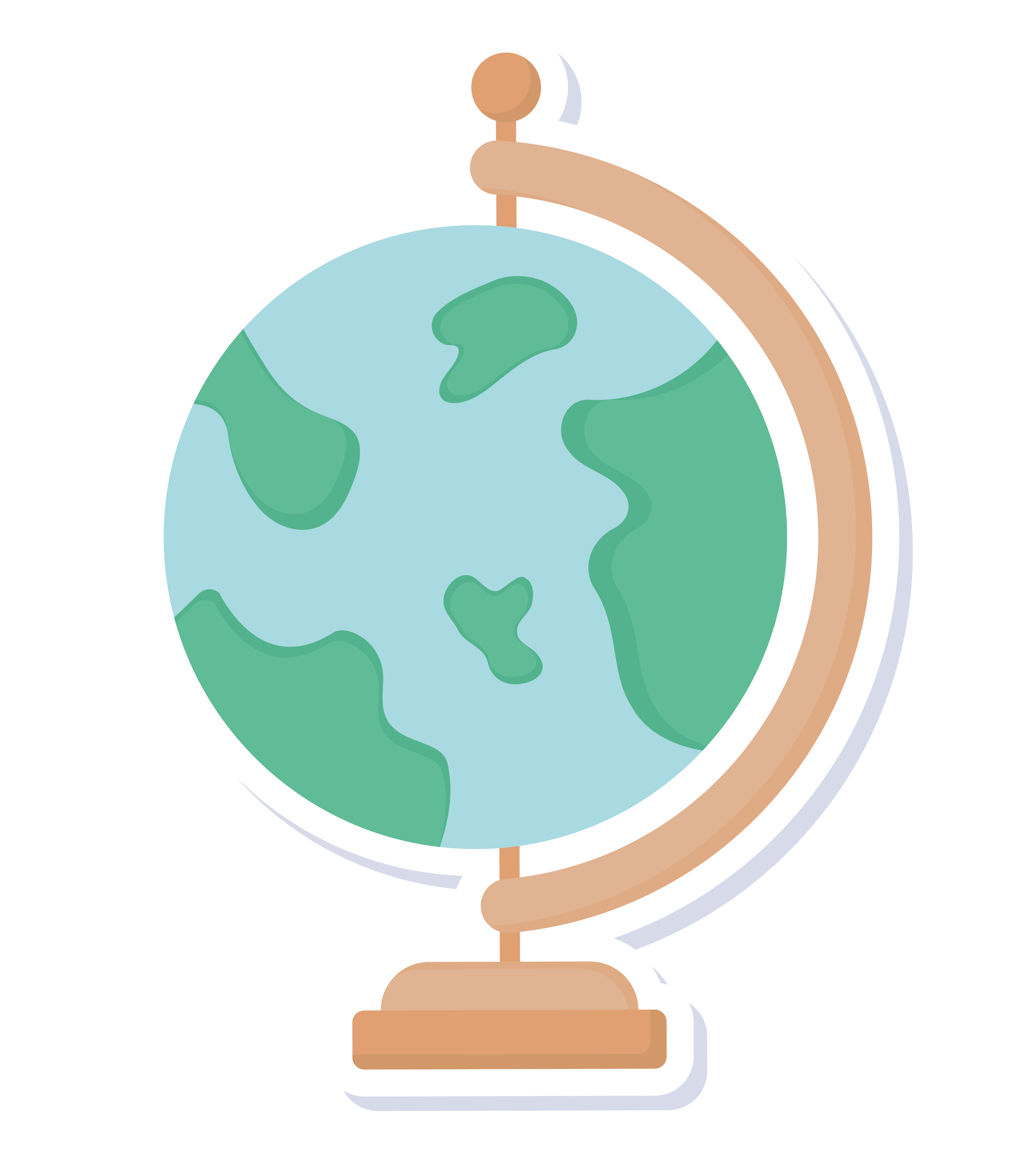 earth globe sticker 4082703 Vector Art at Vecteezy