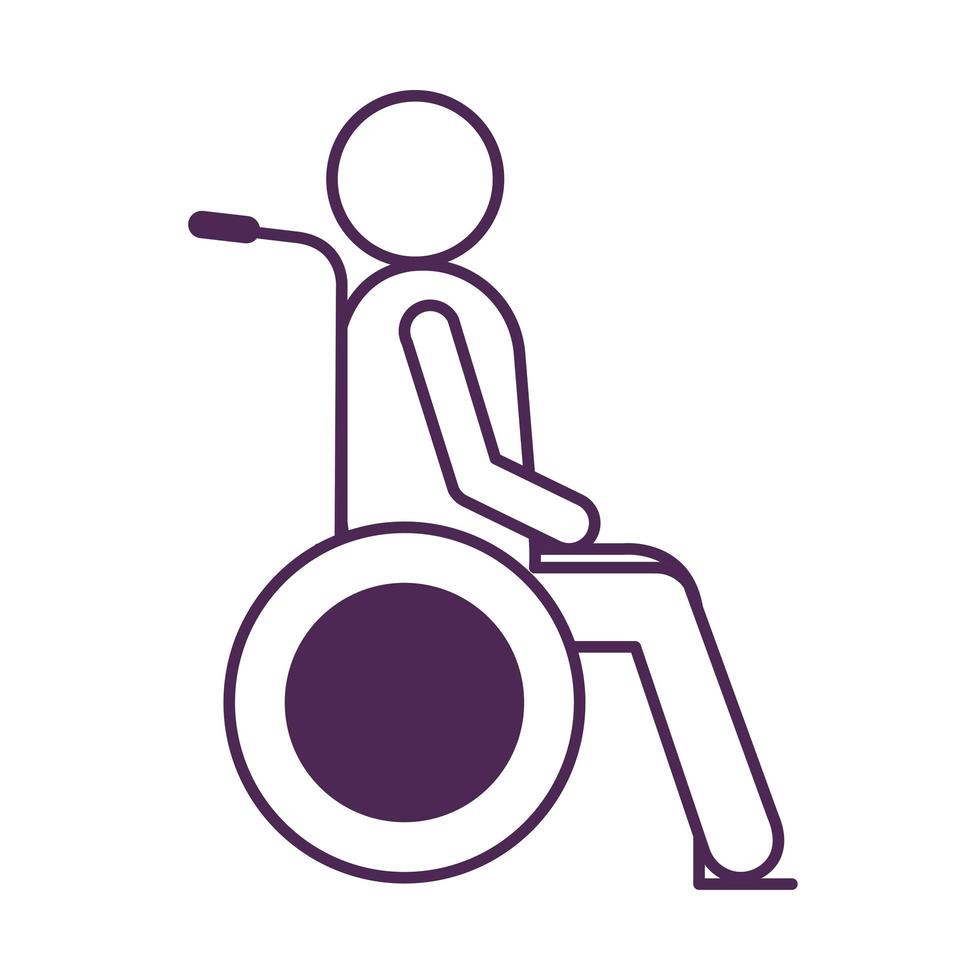wheelchair accessibility symbol vector