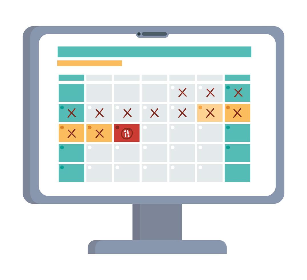 deadline on screen vector