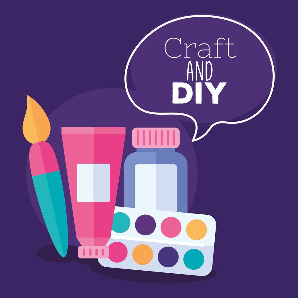 craft and diy vector