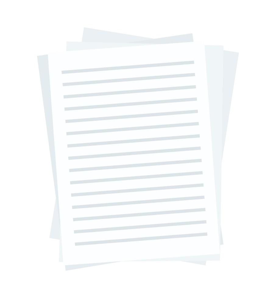 pile of memorandums vector