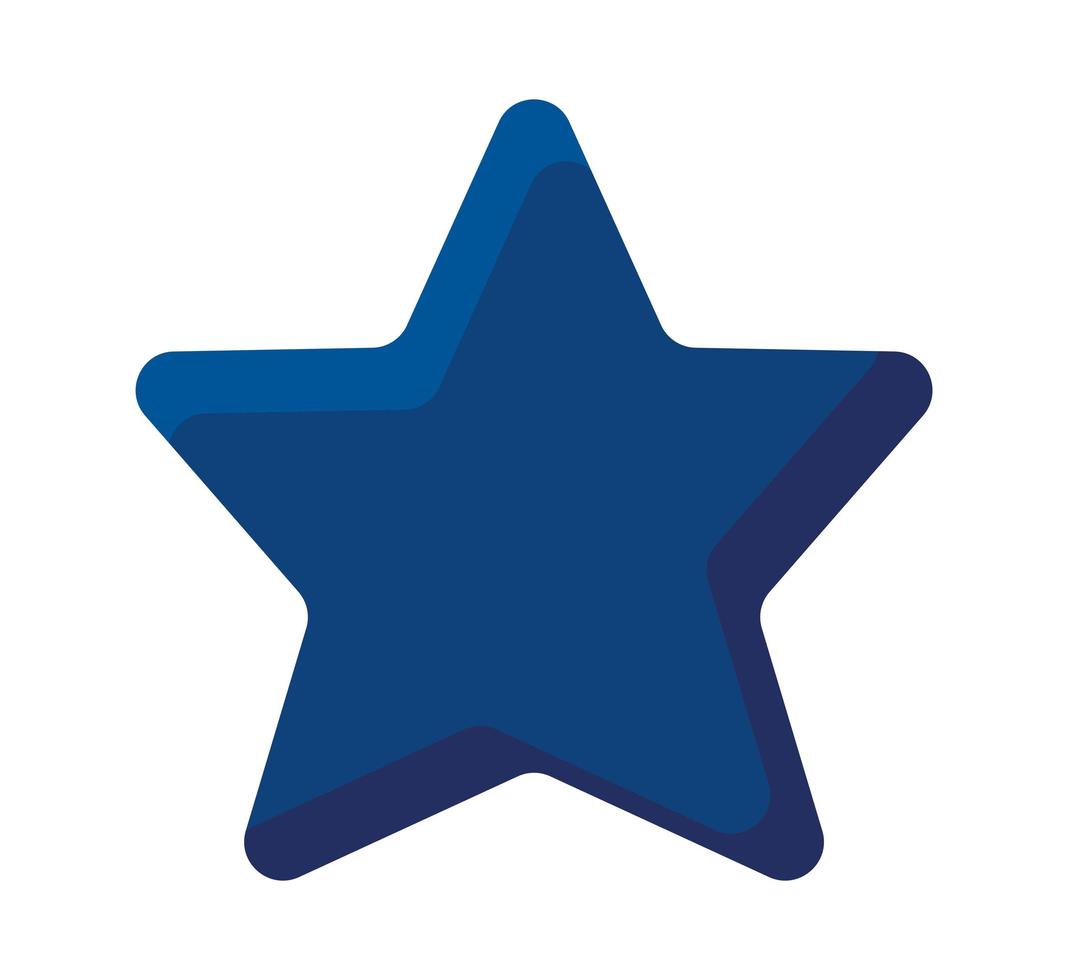 blue star design vector