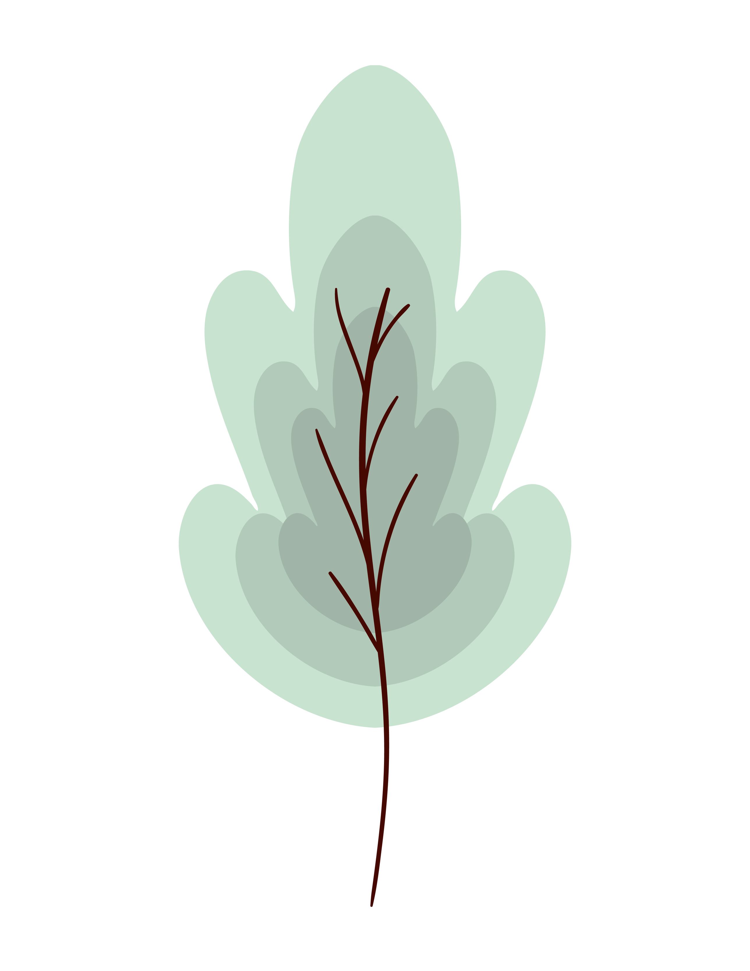 Isolated blue leaf vector design 4084151 Vector Art at Vecteezy