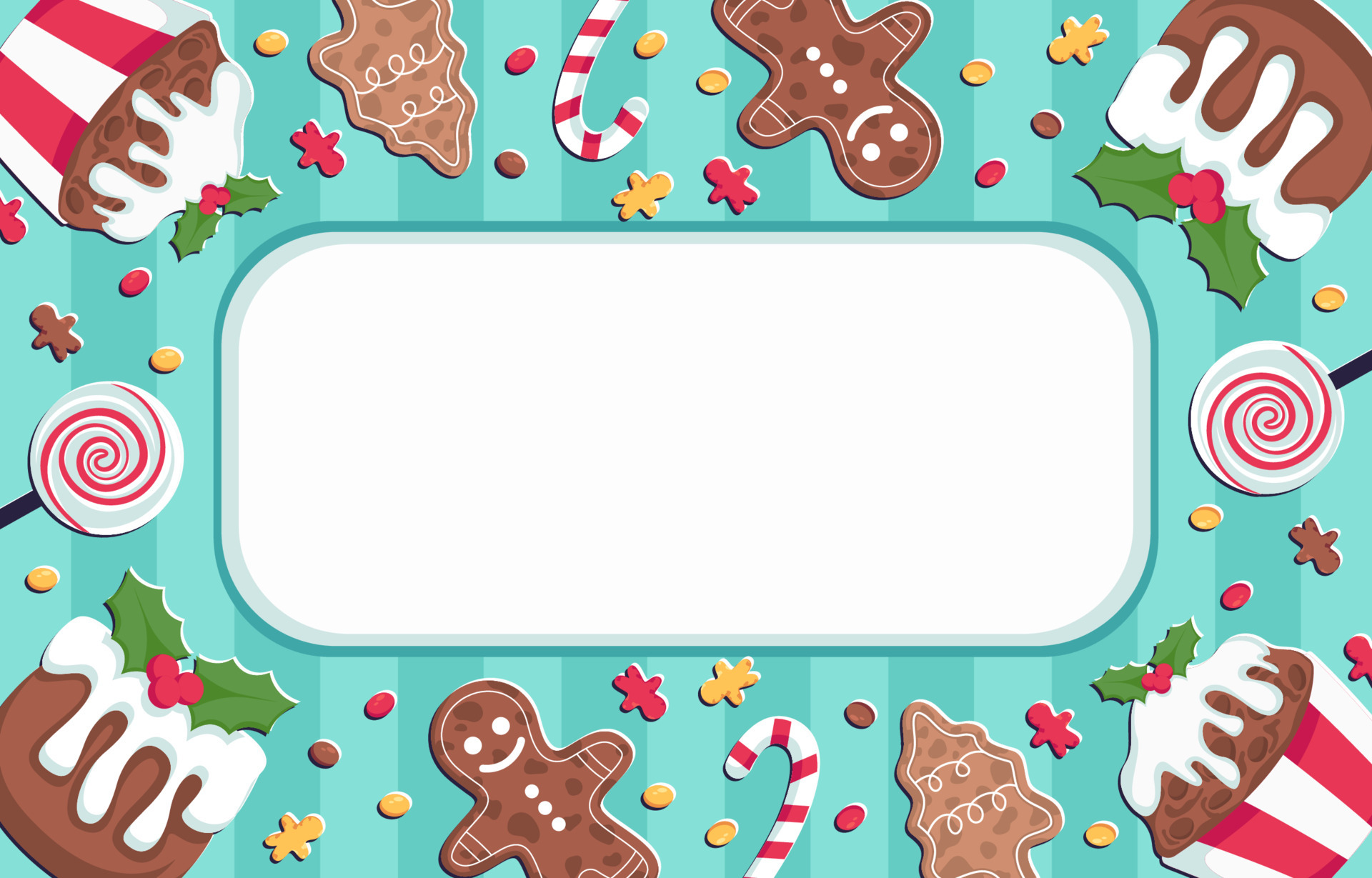 Christmas Food Background 4087447 Vector Art at Vecteezy